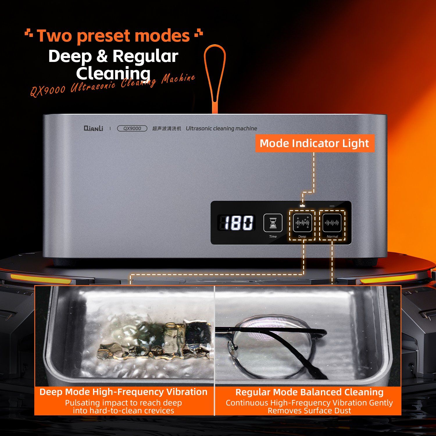 QianLi QX9000 Ultrasonic Cleaner - 2