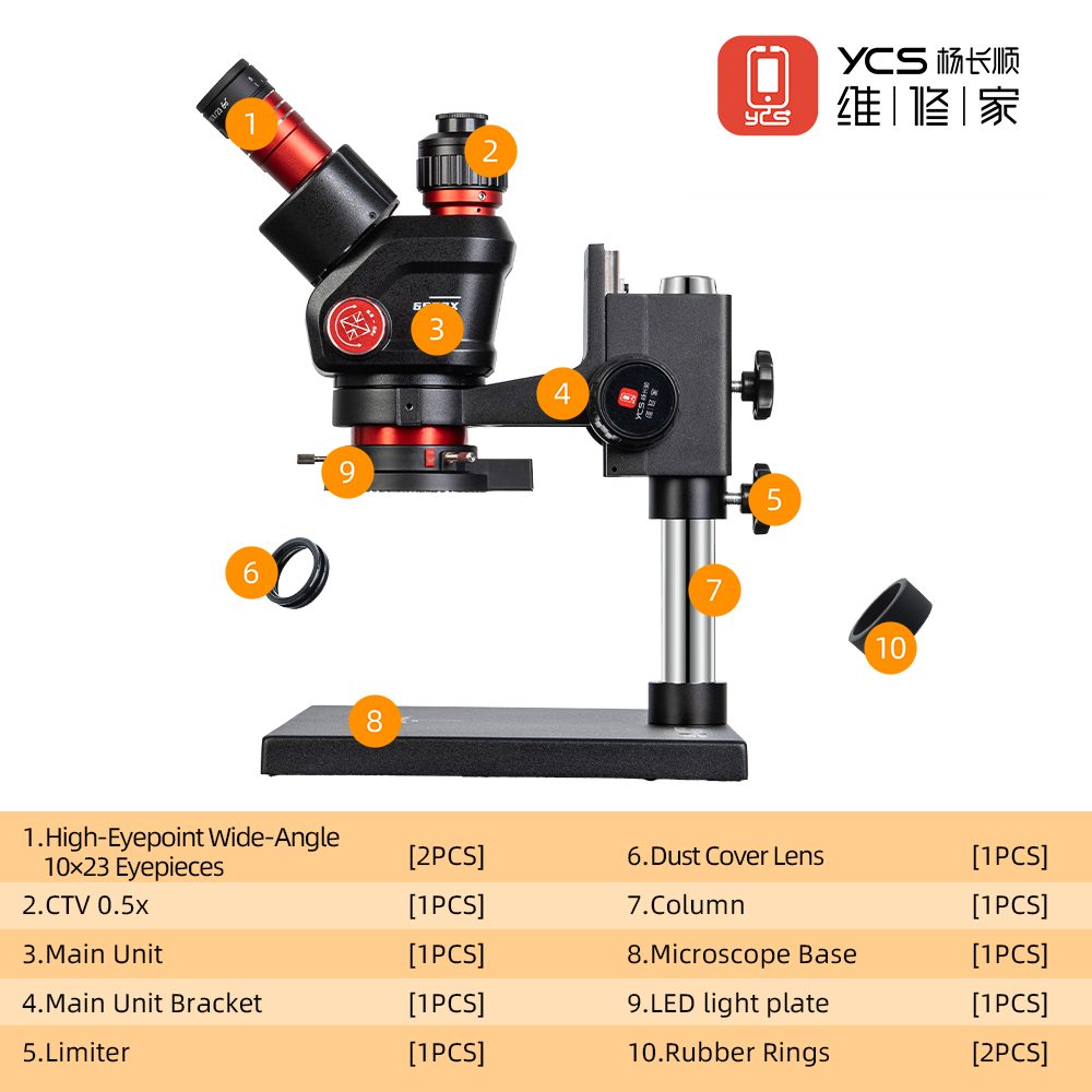 YCS 6558X Trinocular Microscope - 3