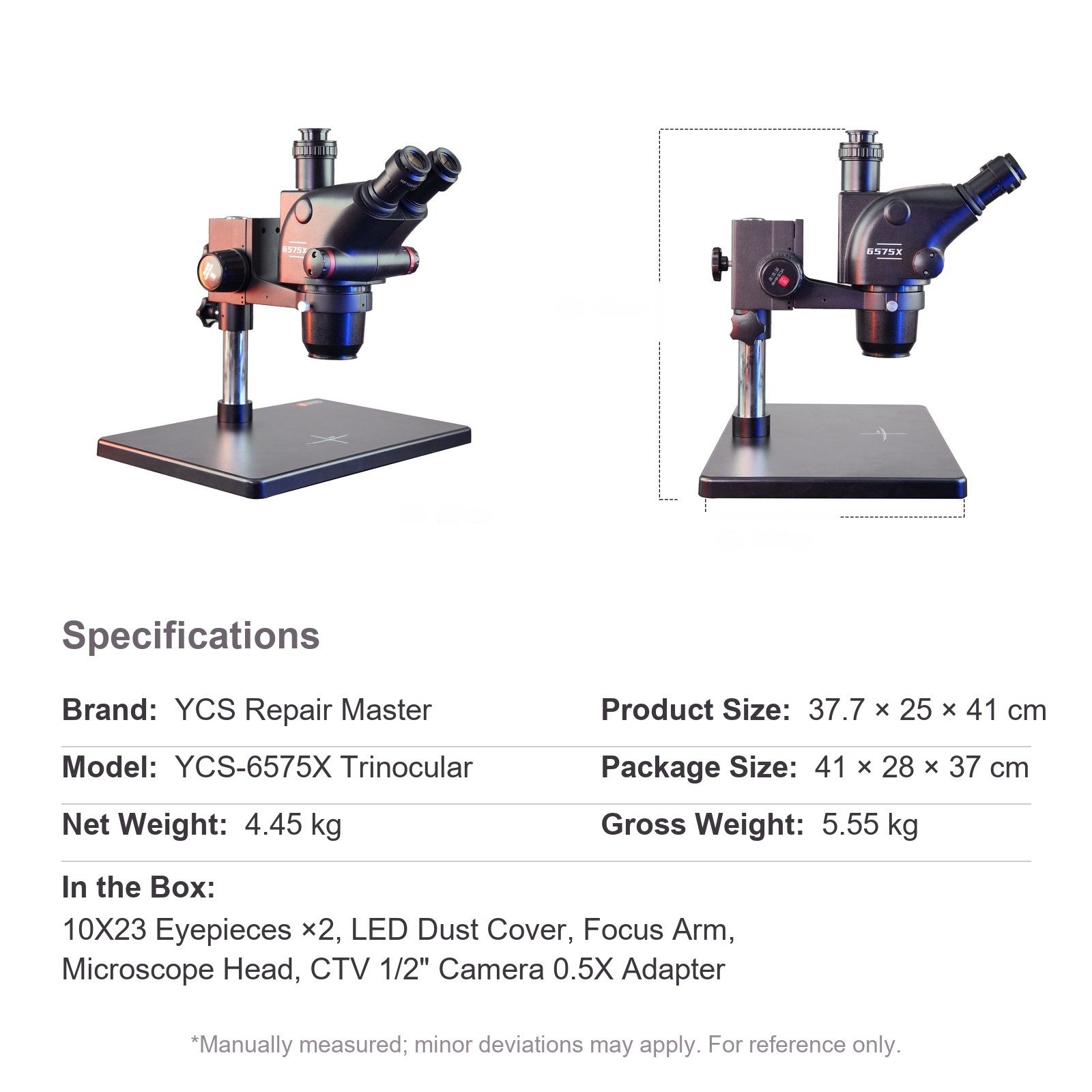 YCS 6575X Trinocular Microscope - 6