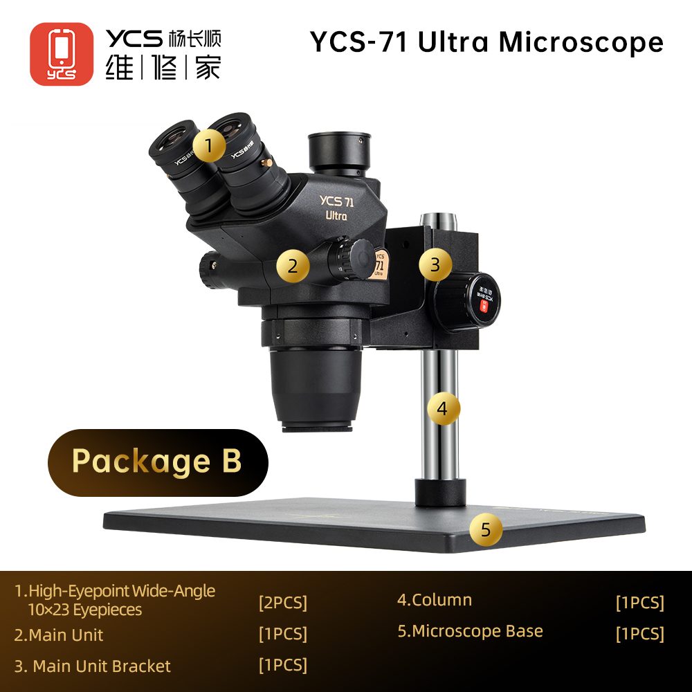 YCS 71 Ultra Trinocular Microscope - 2