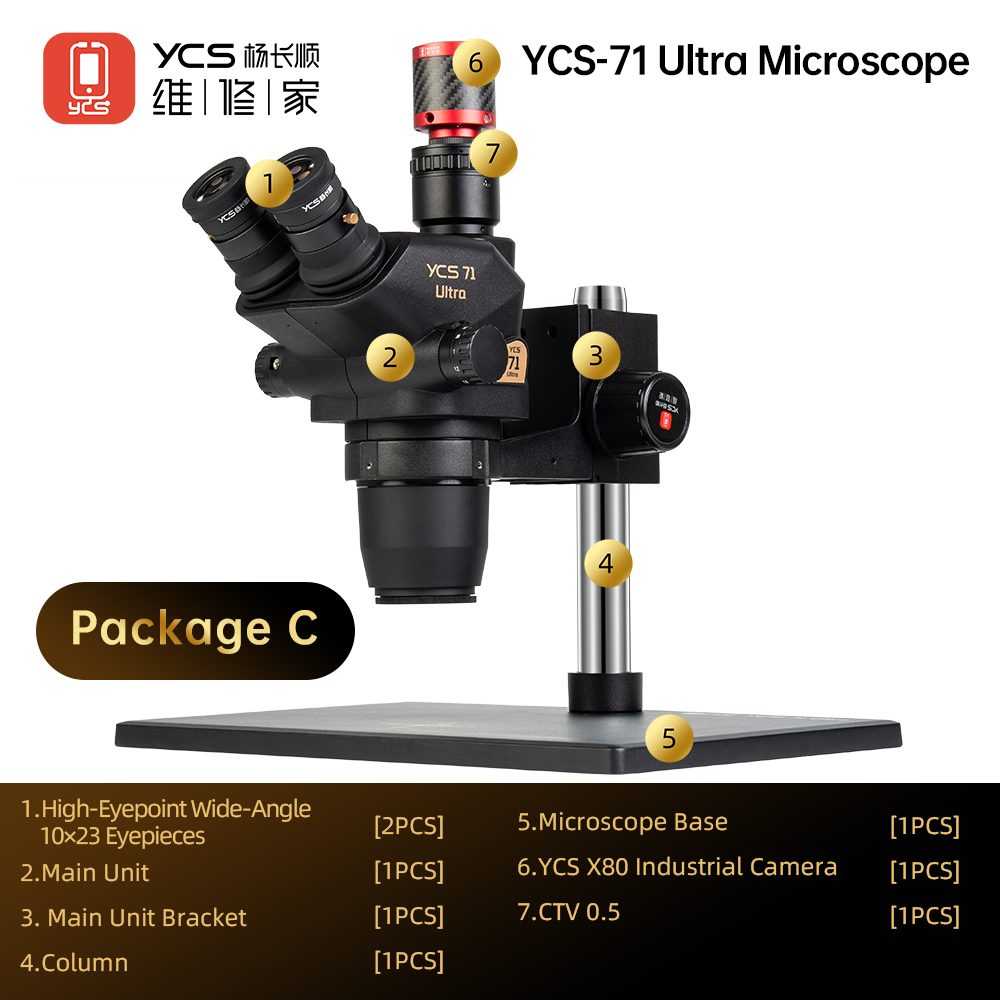 YCS 71 Ultra Trinocular Microscope - 3